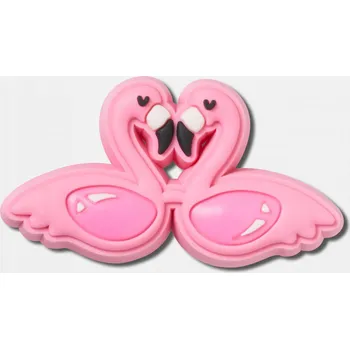 Dívčí pantofle Odznáček Jibbitz - Flamingo Sunnies