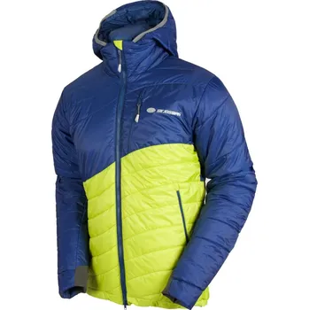 Sir Joseph Heron hooded Man navy/limet pánská zimní bunda s kapucí Alpská vlna - L