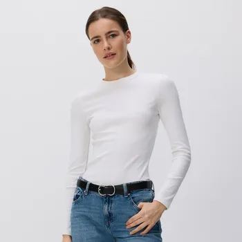 Reserved - Top s dlouhými rukávy - bílá - 414GA-00X - 414GA-00X-S