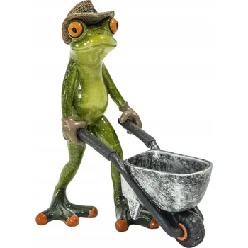Keramická žába - Farmář
