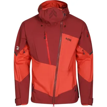 Pánská bunda Direct Alpine Guide 8.0 palisander/brick pánská nepromokavá hardshellová bunda Gelanots 3L - L