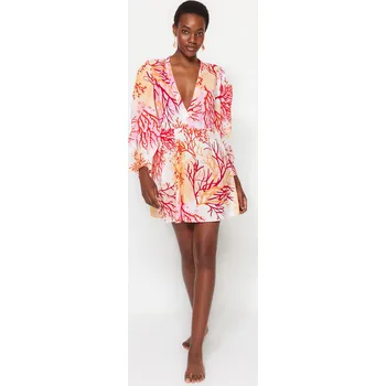 Dámské šaty Dámské šaty Trendyol Trendyol růžová | červená 2322065