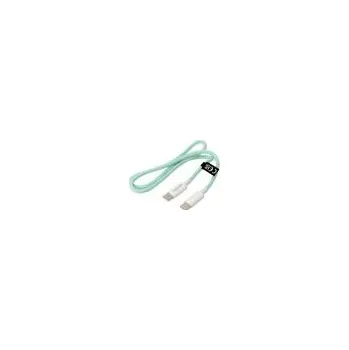 Datový kabel LOGILINK Kabel USB 2.0 USB C vidlice,z obou stran 500mm zelená 60W 3A