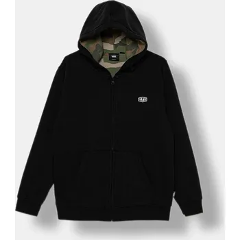 Chlapecká mikina Dětská mikina Vans Dover Thermal Lined Full Zips VN000PX8LUT1 černá 99X, vel. 139.5-151