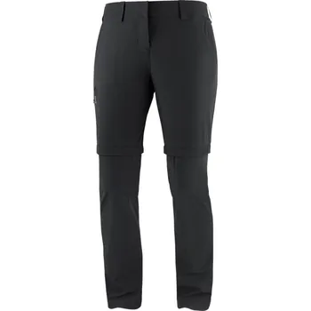 Dámské kalhoty Salomon Wayfarer Zip Off Pants W black C14899 dámské odepínací turistické lehké kalhoty - 42