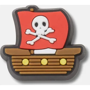 Dívčí pantofle Odznáček Jibbitz – Tiny Pirate Ship