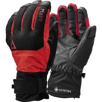 Rukavice Matt Rob Junior GTX Gloves 3274JR RJ červené dětské nepromokavé lyžařské prstové rukavice - 12 let