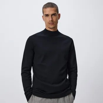 Pánský svetr Reserved - Svetr s viskózou - černý - 041FR-99X - 041FR-99X-XXL