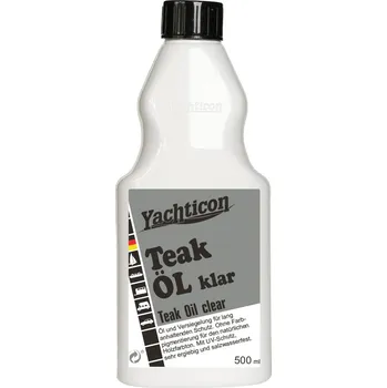 Olej na dřevo Čirý teakový olej Yachticon Teak Oil Clear