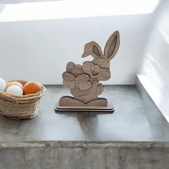 Velikonoční dekorace Dekorace zajíc s vajíčky