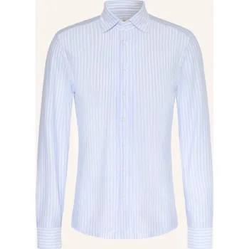 Pánská košile 1863 By Eterna Pánská Košile Slim Fit, tmavě modrá / bílá, 42