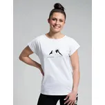 CityZen Alta bílá potisk Lásky hory přenáší dámské tričko krátký rukáv 95% bavlna - 38 (S)