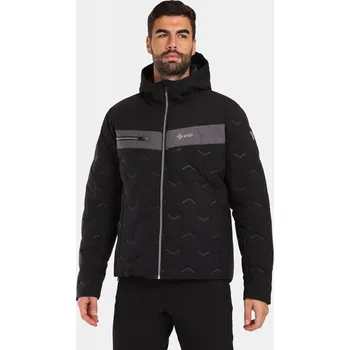 Kilpi Teddy-M černá UM0111KIBLK pánská voděodolná zimní lyžařská bunda 10000 peří/Primalof - XL