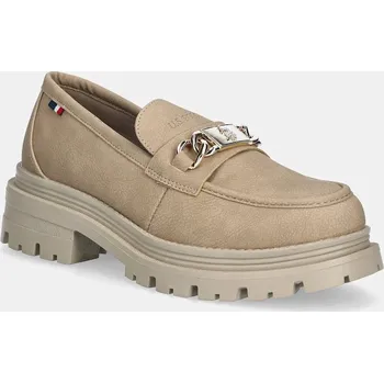 Dámské polobotky Polobotky U.S. Polo Assn. ALICYA007A dámské, béžová barva, na platformě, ALICYA007W/EU1 ALICYA007W.EU1 80X, EUR 37