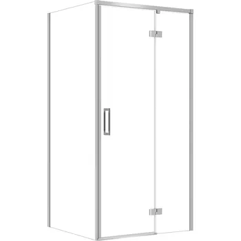 CERSANIT 3D Sprchový kout Cersanit Larga 100x90x195 obdélníkový chrom s panty pravý, set C108, S601-308 S932-117;S932-132