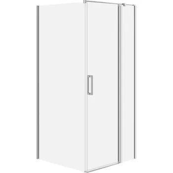 CERSANIT 3D Sprchový kout Cersanit Moduo 90x80x195 obdélníkový chrom s panty pravý, set C107, S601-307 S162-006;S162-007