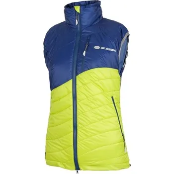 Dámská vesta Sir Joseph Heron Vest Lady navy/limet dámská zimní vesta Alpská vlna - S