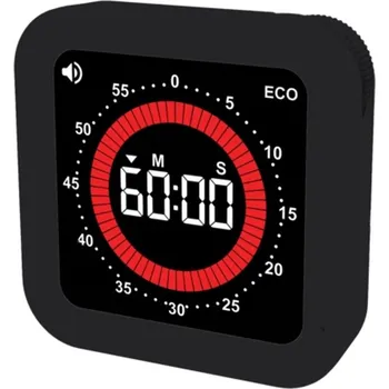 Sportovní měřič JVD DM285.1 - Digitální minutka a stopky s červenou stupnicí na displeji