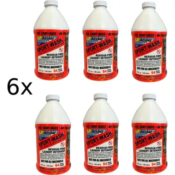 Prací gel Atsko Sport-Wash 6x 1890 ml (1,89 L) láhev prací prostředek karton