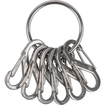 Klíčenka S-Biner KeyRing Steel (Stainless) (KRGS-11-R3) - Nite Ize
