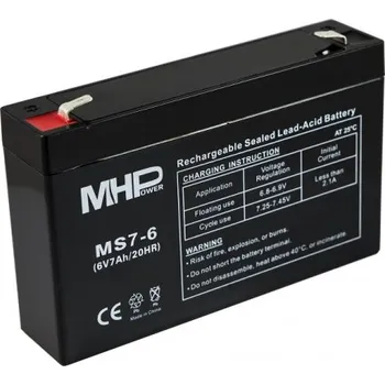 Záložní baterie MHPOWER Akumulátor 6V, 7Ah (MS7-6)