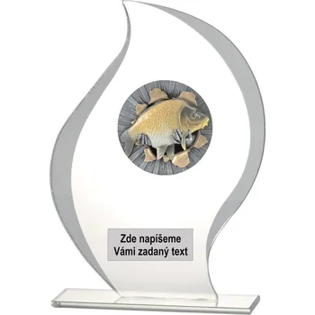 VIZINGR Ryba sklo S14-K1076