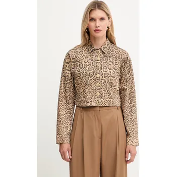 Dámská casual bunda Džínová bunda Marciano by Guess EDDA 5YGN14.7362A hnědá 88X, vel. 36