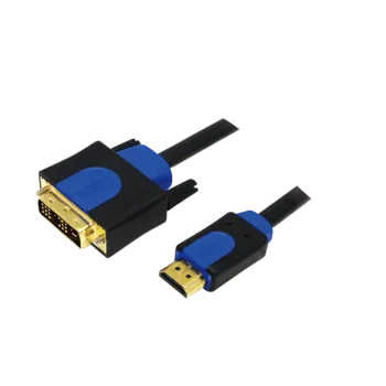 Video kabel LOGILINK Kabel HDMI 1.3 DVI-D (18+1) vidlice, HDMI vidlice 5m