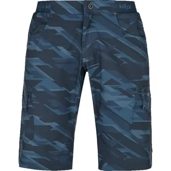 Kilpi Asher-M tmavě modrá PM0030KIDB pánské lehké rychleschnoucí outdoorové kraťasy - 3XL