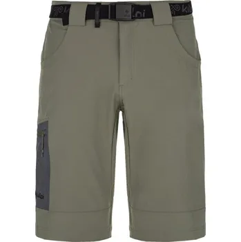 Kilpi Navia-M khaki RM0208KIKHK pánské lehké funkční rychleschnoucí outdoorové kraťasy - 3XL