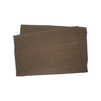 prostírání Prostírání žebrovaný profil hnědá, 33 x 45 cm
