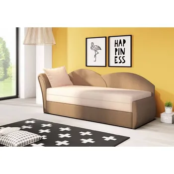 Pohovka Rozkládací válenda AGA - béžovo-hnědá - Alova 67 + Alova 07