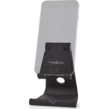 NEDIS Stojan na Smartphone / Tablet | Nastavitelný | Černá barva