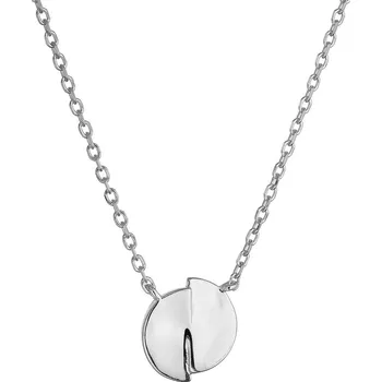 Náhrdelník Stříbrný náhrdelník s rozpůlenou placičkou 62051