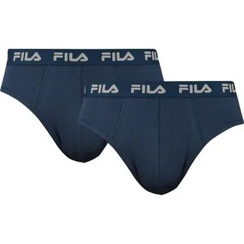 Pánské spodní prádlo Pánské slipy FILA-2PACK-FU5003/2 MAN BRIEF 2-P 321 Modrá XL