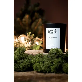 Svíčka Mafe candles Sójová svíčka | Vánoční stromeček | 200g