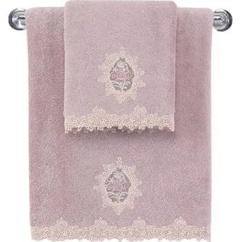 Pánské oblečení Soft Cotton Osuška DESTAN s krajkou 85x150cm, 580 g / m², Česaná prémiová bavlna 100%