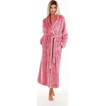 Dámský župan Vestis LILLY extra hřejivý župan se šálovým límcem 21 20 Barva: STARORŮŽOVÁ 3352, Velikost: M