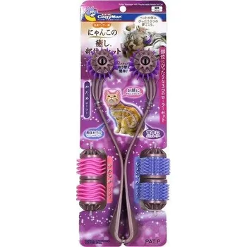 Masážní přístroj Antistresová masážní pomůcka pro aktivní dlouhověkost koček 3v1