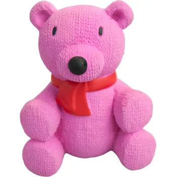 Hračka pro psa Hračka pro psy pískací z latexu Medvídek vůně jahod