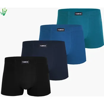 Boxerky FANNIFEN Pánské volné boxerky FM602-1 4 ks v balení Barva: Mix, Velikost: 4XL