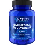 NATIOS Magnesium Bisglycinate 500 mg + B6, 90 veg. kapslí, (elem. hořčík 100 mg)