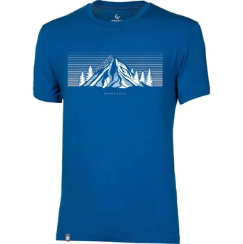 Pánské tričko Progress Pioneer Summit středně modrá pánské triko krátký rukáv bambus - M