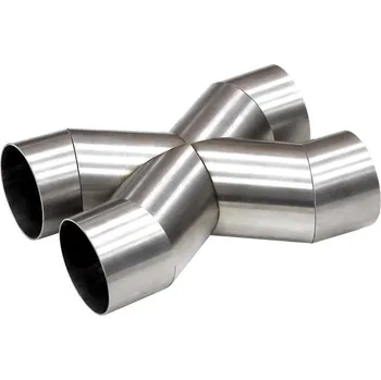 Nerezová výfuková rozbočka X-PIPE 60 mm (2,35") svařovací