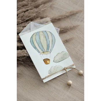 Chupeto Přání s horkovzdušným balónem