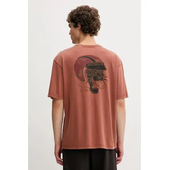 Pánské tričko Bavlněné tričko Von Dutch VD.1.H.TR.FLASH hnědá 82X, vel. XXL