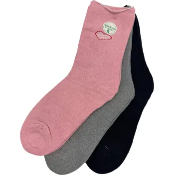 Dámské ponožky Dámské thermo ponožky 3x páry OLGA Barva: Černá, Velikost: 35-38