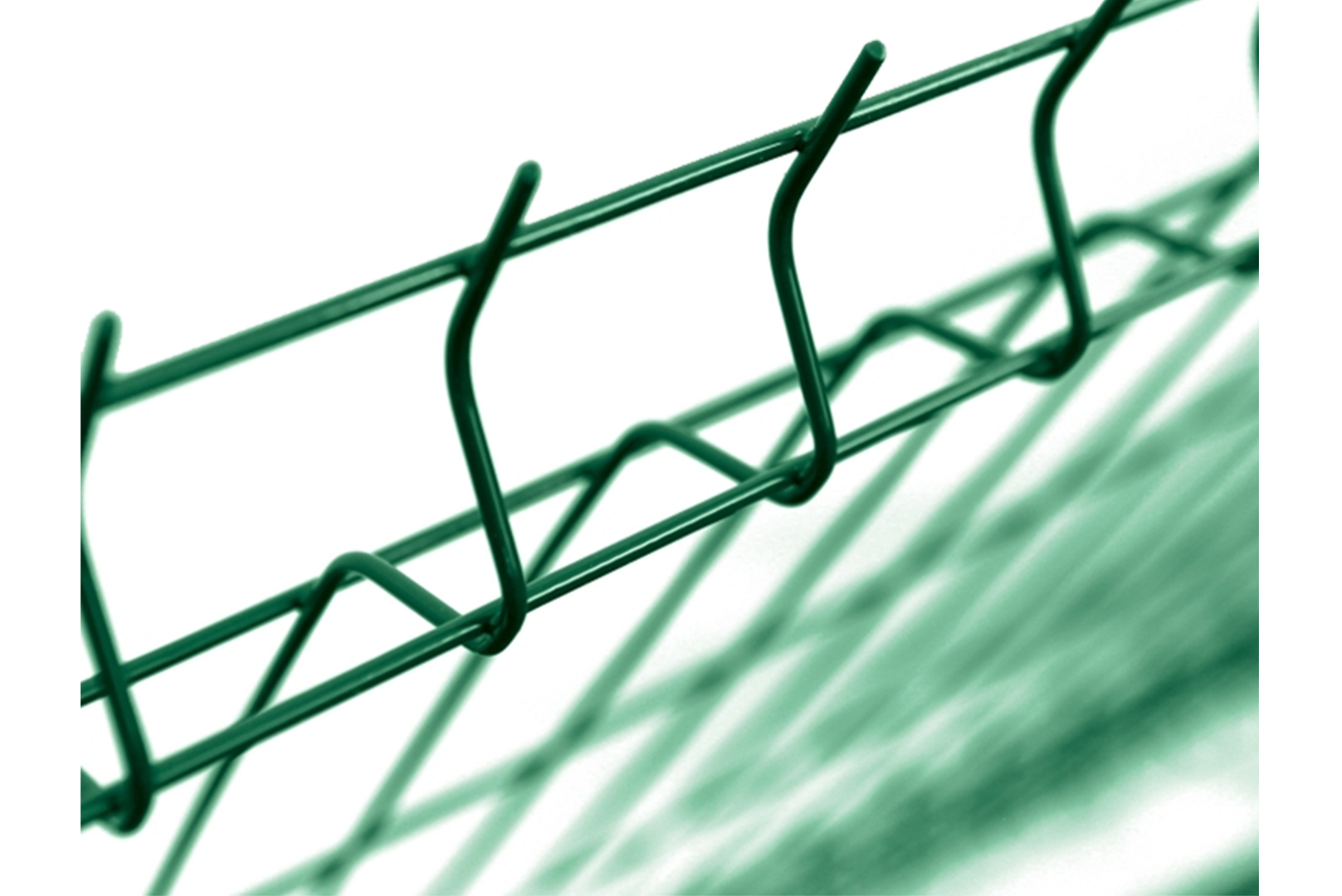 Plotový panel 3D PVC - průměr drátu 4mm oko 50x200mm Zelený Výška: 123cm