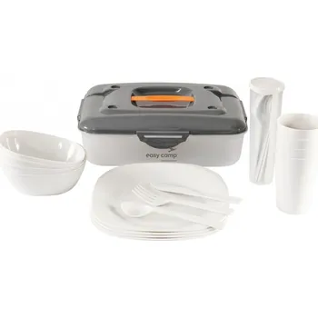 Outdoor vaření Easy Camp Picnic Box M piknikový set nádobí pro 4 osoby v transportním boxu