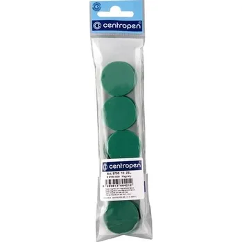 Dekorativní magnet Magnety Centropen zelené, sada 10ks